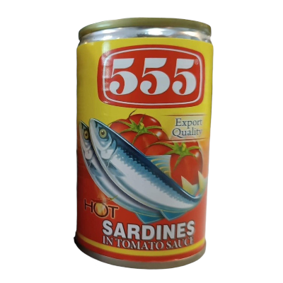 PH SARDINE 555 TOMATO HOT 155G