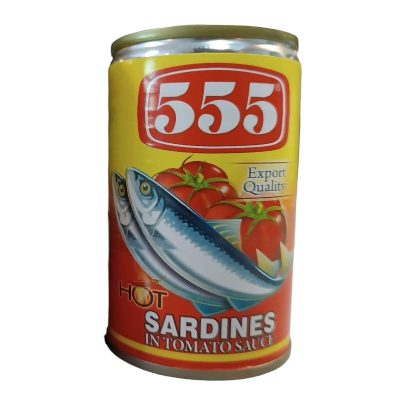 PH SARDINE 555 TOMATO HOT 155G PH SARDINE 555 TOMATO HOT 155G