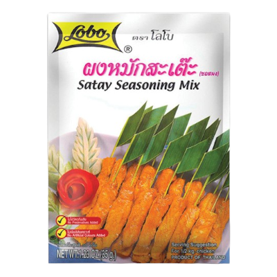 Satay Seasoning Mix Lobo 12 X 35 G