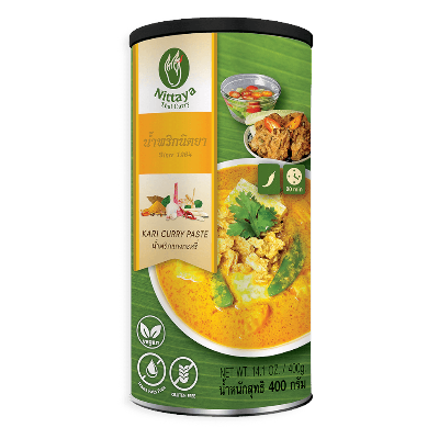 Yellow (Kari) Curry Paste (vegan)12 X 400 GR NITTAYA
