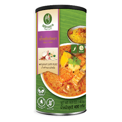 Masaman Curry Paste (vegan)12 X 400 GR NITTAYA