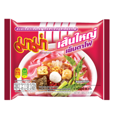 Instant Flat Rice Noodles Yen Ta Fo 30 X 50 GR MAMA