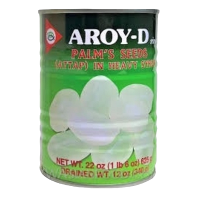 Palm Seed in Syrup (Attap)  625 GR AROY-D Palm Seed in Syrup (Attap)  625 GR AROY-D