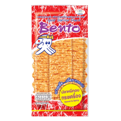 SQUID SNACK SWEET & SPICY 12X3X20 G BENTO
