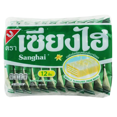 VANILLA FLAVOURED CREAM WAFERS (SANGHAI BRAND)