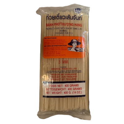 Rice Noodles 3 Mm. 400 GR FARMER (straight)