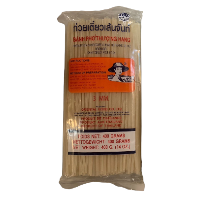 Rice Noodles 3 Mm. 400 GR FARMER (straight) Rice Noodles 3 Mm. 400 GR FARMER (straight)