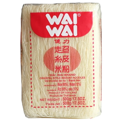 WAIWAI RICE VERMICELLI 24x500g WAIWAI RICE VERMICELLI 24x500g