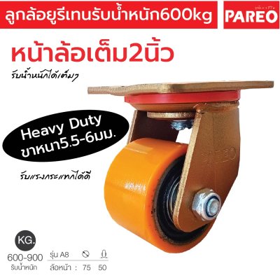 ลูกล้อยูรีเทนแกนเหล็ก