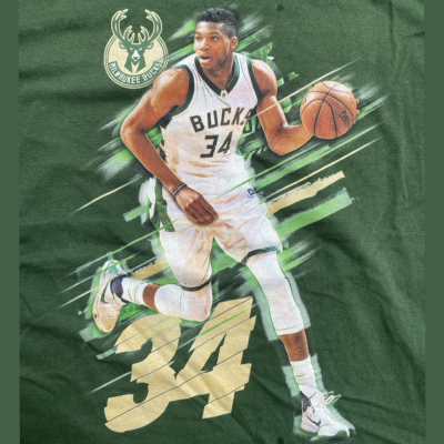 Milwaukee Bucks Giannis Antetokounmpo second-hand Size L