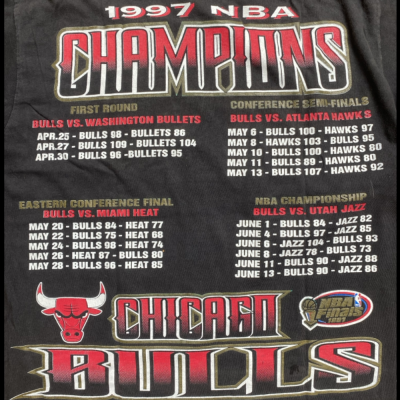 Chicago Bulls Size XXL Vintage 1997