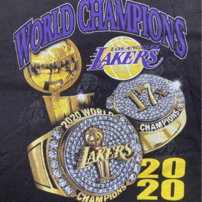 Los Angeles Lakers Championg 2020  second-hand Size L
