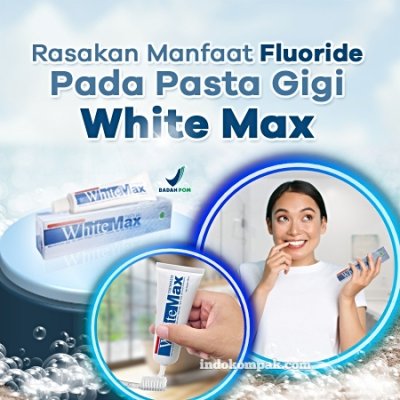 White Max Toothpaste Pasta Gigi + Tea Tree Oil