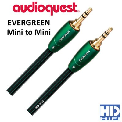 AudioQuest Evergreen mini to mini RCA Cable