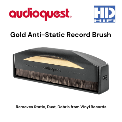 Audioquest Anti-Static Record Brush Gold