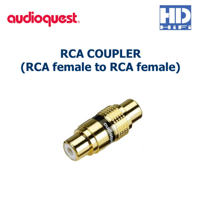 AUDIOQUEST RCA COUPLER (RCA FEMALE TO RCA FEMALE)