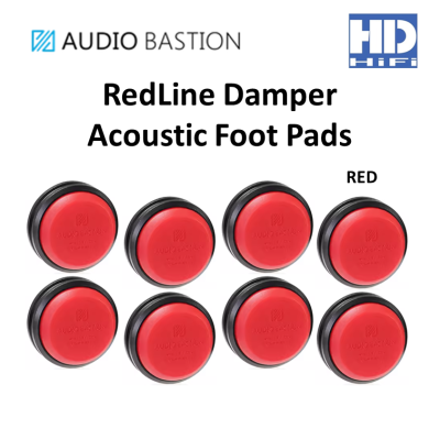 Audio Bastion RedLine Damper - Acoustic Foot Pads ที่วางลำโพง (SET 8 PCS)