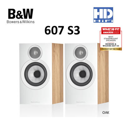 Bowers and Wilkins 607 S3 Bookshelf Speaker