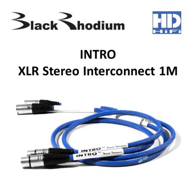 Black Rhodium INTRO XLR Stereo Interconnect 1 เมตร