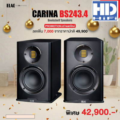 Elac Carina BS243.4 Bookshelf Speaker
