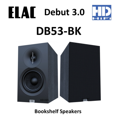 ELAC Debut 3.0 DB53-BK Bookshelf Speakers