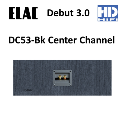 ELAC Debut 3.0 - DC53-BK Center Channel