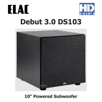 ELAC Debut 3.0 DS103 10" Powered Subwoofer