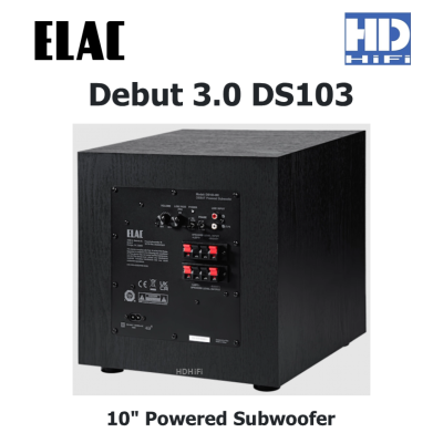 ELAC Debut 3.0 DS103 10" Powered Subwoofer