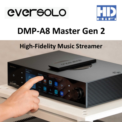 Eversolo DMP-A8 Master Gen 2 Streamer, DAC, CD Player, and analog preamplifier