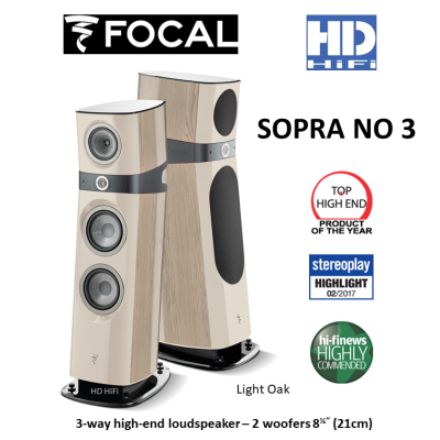 Focal Sopra N°3 floor-standing speaker 3-way