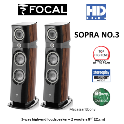 Focal Sopra N°3 floor-standing speaker 3-way