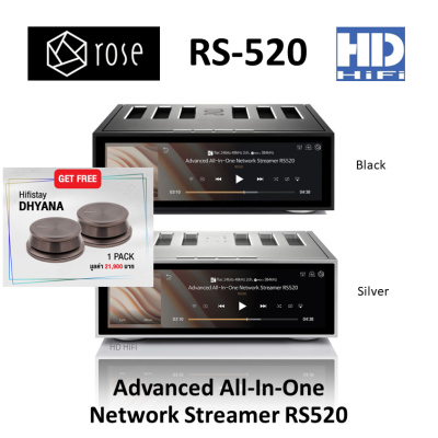 HiFi ROSE RS520 All in One Network Player DAC and Amplifier