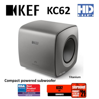 KEF KC62 Compact powered subwoofer