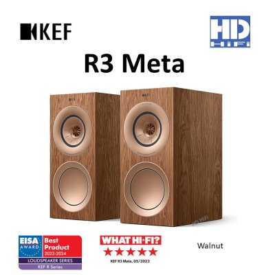 KEF R3 Meta Three-way bookshelf speaker