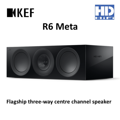 KEF R6 Meta Flagship three-way centre channel speaker