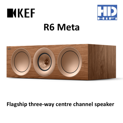 KEF R6 Meta Flagship three-way centre channel speaker