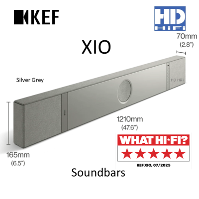 KEF XIO Soundbar High End Dolby Atmos 5.1.2