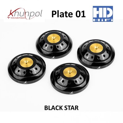 Khunpol Plate 01 จานรองสไปค์ ที่วางลำโพง (Set 4pcs)