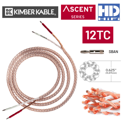 Kimber Kable 12TC Speaker Cable (ขั้วเสียบลำโพงแบบ SBAN)