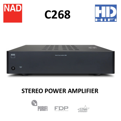 NAD C268 STEREO POWER AMPLIFIER