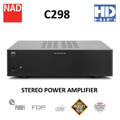 NAD C298 STEREO POWER AMPLIFIER
