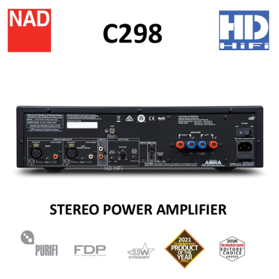 NAD C298 STEREO POWER AMPLIFIER