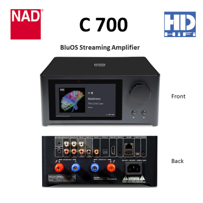 NAD C700 BluOS Streaming Amplifier