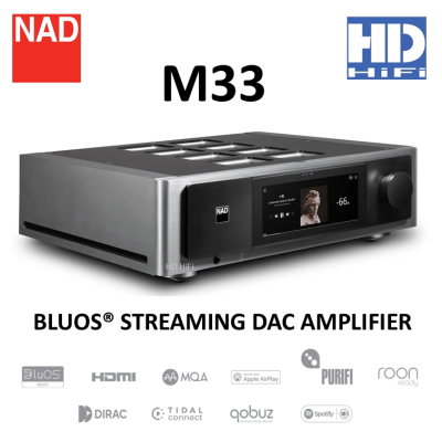 NAD Master M33 BLUOS STREAMING DAC AMPLIFIER