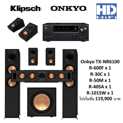 Onkyo TX-NR6100 + R600F + R30C + R50M + R40SA + R101SW
