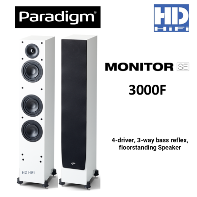 Paradigm Monitor SE 3000F 4-driver, 3-way bass reflex, floorstanding Speaker