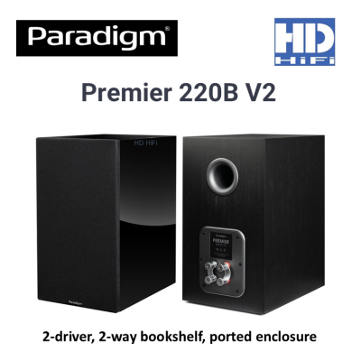 Paradigm Premier 220B V2 Bookshelf Speaker