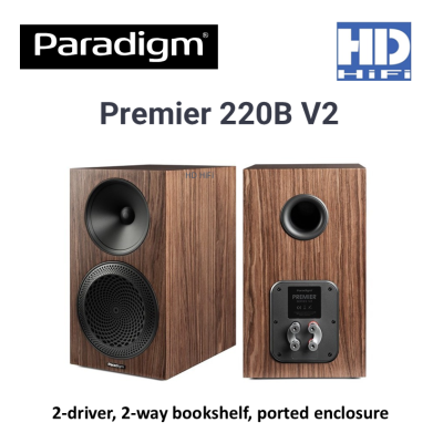 Paradigm Premier 220B V2 Bookshelf Speaker