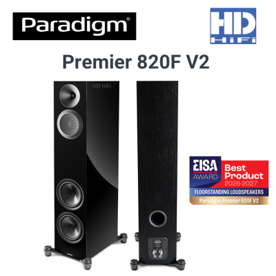 Paradigm Premier 820F V2 4-driver, 3-way floorstanding, ported enclosure