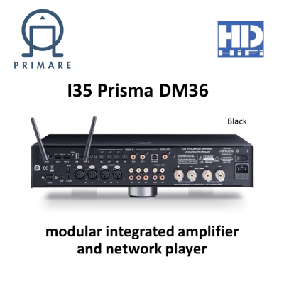 Primare I35 Prisma DM36 modular integrated amplifier and network player